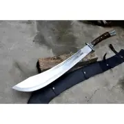 Custom Handmade Carbon Steel Blade Dao Machete Sword - Hunting Sword Camping