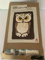 NEW LATCH HOOK RUG KIT Columbia-Minerva ERICA'S OWL 27" x 38" ERICA WILSON