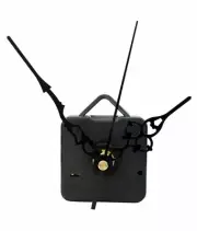 Quartz Clock Movement Mechanism Base with Black Fancy Hands (USA SHIP)