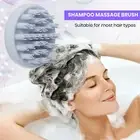 Shampoo Brush Silicone Hair Scrubber Bristle Scalp Massager for Men Women Growth