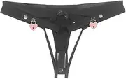 Heart-Shaped Lock Cock Penis Cage Lock Adult Sex Toys Sexy Lace Underwear Chastity Panties with Sissy Cock Cage Anti-Off Chasity Belts for Male Penis Exercise and Abstinence