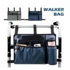 with Cup Holder Walker Bag Waterproof Rollator Organizer Basket Elderly