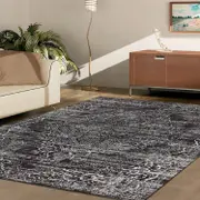 Glamor Beauty Dark Grey Rug