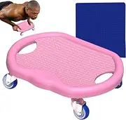 Exercise Wheel Board, Home Workout Abdominal Trainer, Quiet AB Trainer Board with Mat, Abdominal Training Equipment for Home