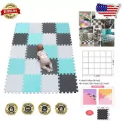 20 Soft Interlocking EVA Foam Puzzle Play Mats - Safe & Stylish for Kids