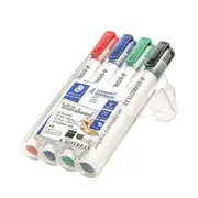 Staedtler Whiteboard Marker Chisel Assorted - Wallet of 4