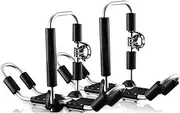 Heavy Duty Kayak Carrier, 4 in 1 Foldable Roof Kayak Carrier Set, Crossbar Mount Mounts for Cars and SUVs Easy to Carry Kayak Canoe