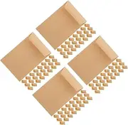 Gatuida 4sets Storage Small Envelopes for Seeds Paper Envelopes Cash Photo 50pcs*4