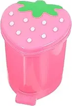 ABOOFAN 2pcs Desktop Trash Can Pink Trash Can Mini Trash Can for Containers for Fruit Garbage Bin Pink Storage Bin Trashcans for Bedroom Mini Plastic Trash Can Bins Car Pp Utensils Child