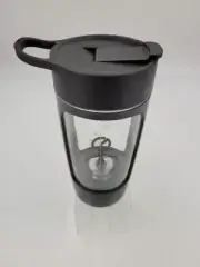 EQURA Portable Electric Protein Blender 22oz Black Tritan Bottle Rechargeable