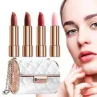 Velvet Matte Lipstick Set with Glamour Chain Pouch Gift New