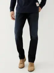 NEW TRUE RELIGION $159 MENS GENO SLIM JEANS IN DARK SZ 38/34