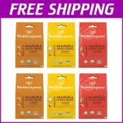 Genuine New Zealand Manuka Honey Drops Variety Pack - 6 Flavors for Dry Throats