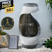 Water Feature 48CM Solar Fountain Outdoor LED lights Panel Solar Water Pump