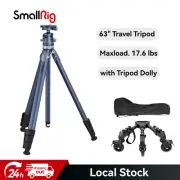 SmallRig 63" Travel Camera Tripod+Universal Tripod Dolly Maxload. 17.6 lbs/8 kg