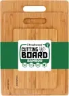 Bamboo Cutting Boards for Kitchen [Set of 3] Wood Cutting Board for Chopping Mea