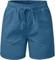 [Generic] Womens Plus Swimwear Women Plus Size High Waist Bikini Bottoms Swim Briefs Beach Shorts Ruched Bottom High Cut Swim Bottom Full Coverage Swimsuit Bottom Sports Yoga Shorts Swim Wear Pants (Blue-1, S)