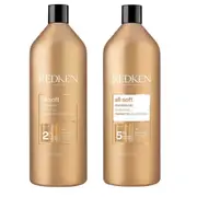 Redken All Soft Shampoo & Conditioner 1000ml
