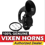 VIXEN HORNS TRAIN AIR HORN TRUMPET BLACK FOR MOTORCYCLE/BIKE/TRUCK FOR FORD