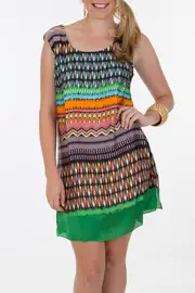 Tribal Print Tunic--THR-11003