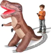 Remote Control Inflatable Large Dinosaur Toy, 60Inch Rechargeable RC Jurassic Gi
