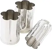 Kanda 075003 18-8 Stainless Steel Vegetable Cutter, Set of 3 Sizes, Plum