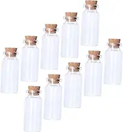 GARVALON 40pcs Baby Tooth Collection Bottle Drifting Bottles Mini Drifting Bottles Storage Bottles Craft Wish Bottle Craft Bottle