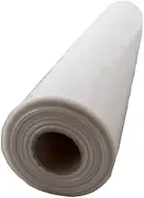 Multi-Purpose Builders Film Clear Polypropylene Plastic Sheeting Roll 2m X 100m X 100um Ideal for Plastic Mulch Weed Barriers Moisture Protection Heavy-Duty 1 Roll (2m x 50m x 200um)