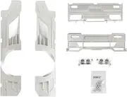 LuDa 1:10 Scale Car Vehicle Truck Spare Parts RC Body Surrounded Kits for WPL D12 Model Buggy Car Accessories - Silver