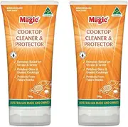 Magic Cooktop Cleaner & Protector - Cleans Glass, Induction and Ceramic Cooktops and Leave a Protective Coating to Help with Future Cleans (Medium)