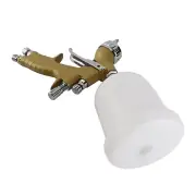 (Gold)Adjustable Paint Sprayer With 1.8mm Nozzle G1/4 Male Thread Aluminum HG