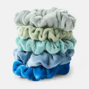 5 Pack Velvet Hair Scrunchie