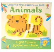 New Usborne First Jigsaws: Animals by Matthew Oldham 8 Pieces