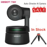 OBSBOT Tiny 2-Axis Gimbal Auto Director AI Webcam Camera Ai PTZ 1080P/30fps