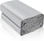 Reflective Foil Insulation, Double Reflective Bubble Insulation Sheet, Aluminum Foil Bubble Shield, Radiant Barrier Roll for RV Windows Weatherproofing (23.6''x 10Ft)