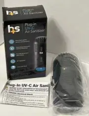NEW HealthSmart Air Purifier~Sanitizer UV-C Ultraviolet Light~Plug In~NightLight