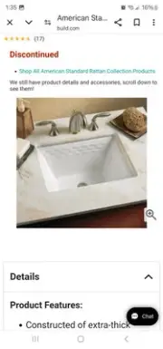 American Standard 0615000.020 Boulevard Undermount Bathroom Sink Porcelain White