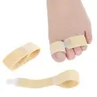 1*Toe splints straightener bandage cushioned corrector hammer toe separator WSP