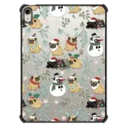 iPad Air 11-inch (M2/M3) iPad Impact Case Christmas Pugs