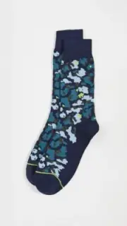 Paul Smith Mens Granite Camo Socks Made In Italy , One Size, NWT