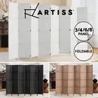 Artiss 3/4/6/8 Panel Room Divider Screen Privacy Dividers Stand Woven Wood