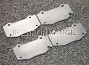 Titanium Brake Heat Shield Set Notched for Ford Mustang GT500 Brembo 16-21; Rear (for: Ford)