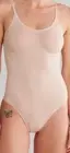 Seamless Bodysuit XL Pink Haro Color Scoop Neck Adjustable Straps