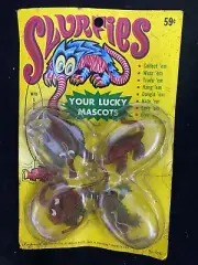 1970 Slurfies Imperial Toys Sealed Card Rubber Uglies Jigglers
