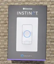iDevices Instinct Smart Light Switch With Built-In Alexa NIB