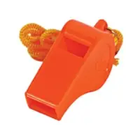 Orange Whistles w/Lanyards Emergency Camping Hike Loud Signal Distress Survival