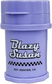 BLazy Susan Mini 4-Piece Herb Saver Grinder (Purple