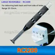 1 piece LARGE REVERSIBLE RC2200 countersinks deburring tool