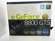 EVGA NVIDIA GeForce 8800 GTS (320P2N811AR) 320MB DDR3 SDRAM PCI Express x16...