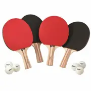 Viper Table Tennis Paddle Ping Pong Rackets - Set of 4